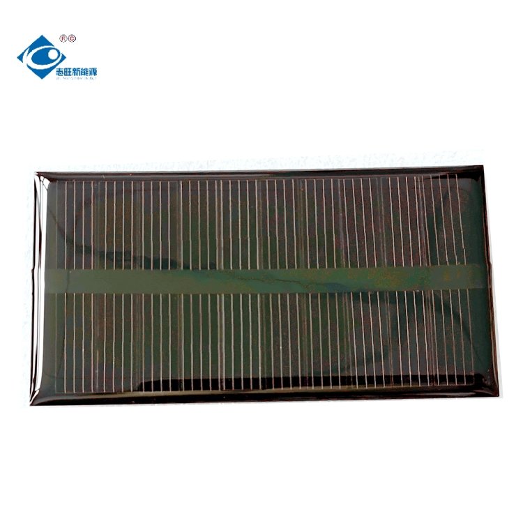 5V Lightweight Epoxy Sealed Solar Panel ZW-7539 Epoxy Resin Solar Panel Charger 0.4W Mini Solar Panels Power Charger