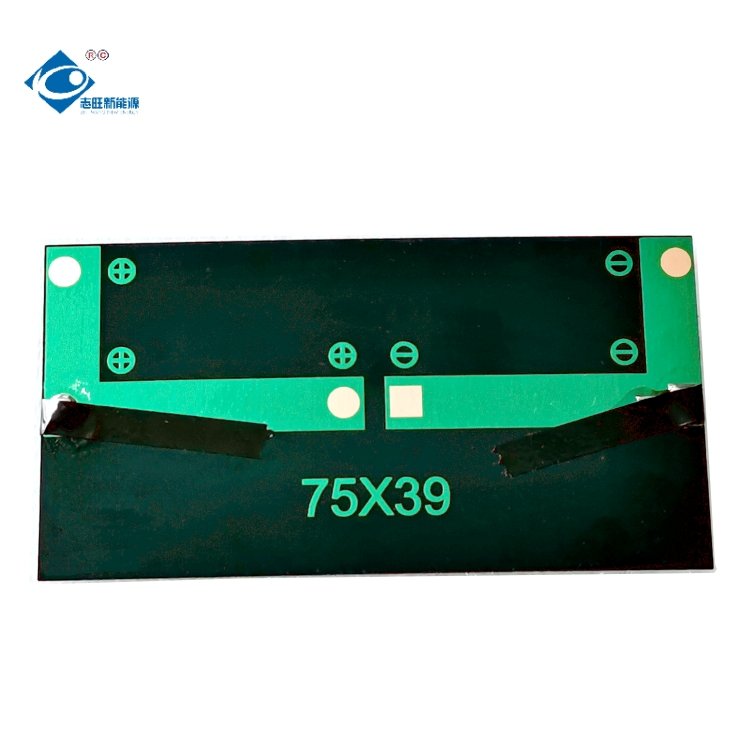 5V Lightweight Epoxy Sealed Solar Panel ZW-7539 Epoxy Resin Solar Panel Charger 0.4W Mini Solar Panels Power Charger
