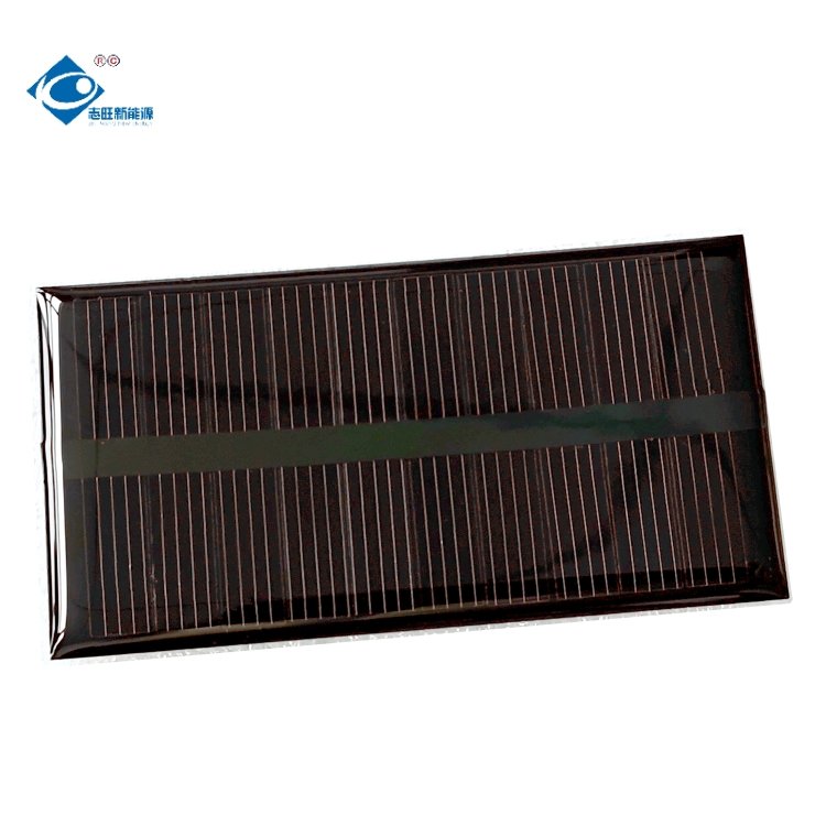 5V Lightweight Epoxy Sealed Solar Panel ZW-7539 Epoxy Resin Solar Panel Charger 0.4W Mini Solar Panels Power Charger