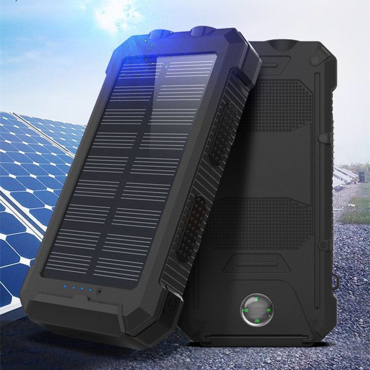 Wholesale Power Banks & Power Station Fast Charging Waterproof Large Capacity Mobile Charger 20000mAh Solar Power Bank