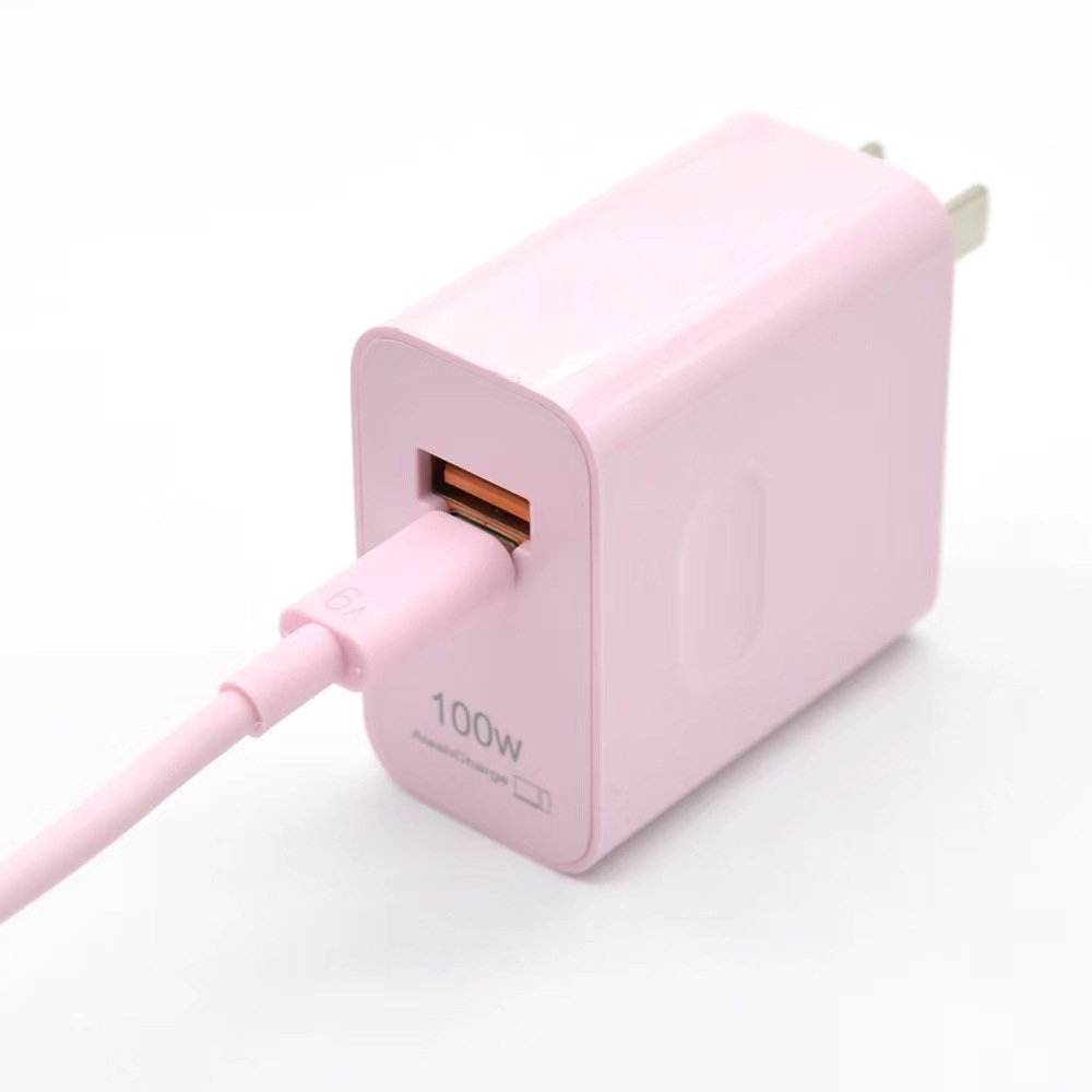 EU Plug Wall Super Charger With 6A Type C Cable Max 88W SuperCharge Support PD QC Quick Charge For Huawei