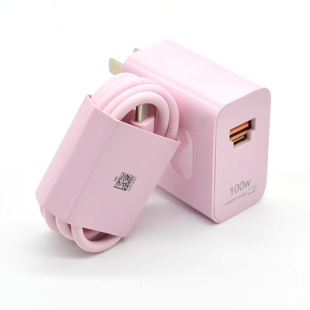 EU Plug Wall Super Charger With 6A Type C Cable Max 88W SuperCharge Support PD QC Quick Charge For Huawei