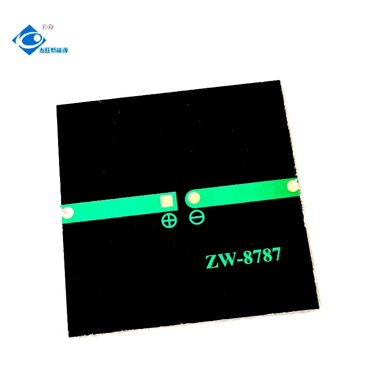Lightweight Solar Panels Charger ZW-8787-MP PET Solar Photovoltaic Panel 1.1W Mini Mono Solar Panel Module 5V