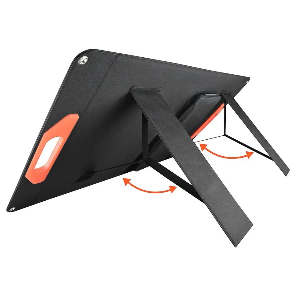 Camping Charge Charger Powered Panel Battery Cellphone Laptop Portable Foldable 60W 80W Solar Charger With Power Bank