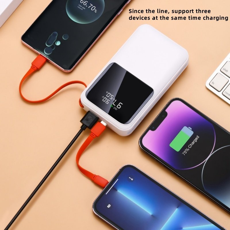 NEW power bank 45W large capacity notebook charger 20000 mAh Dynamic LCD Display mobile power supply