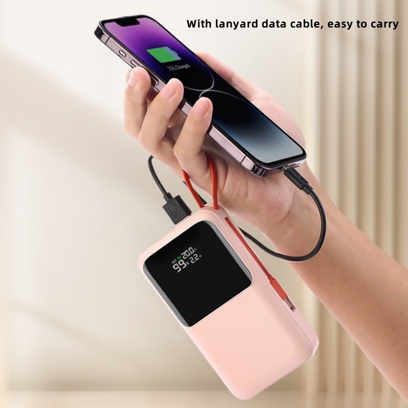 NEW power bank 45W large capacity notebook charger 20000 mAh Dynamic LCD Display mobile power supply