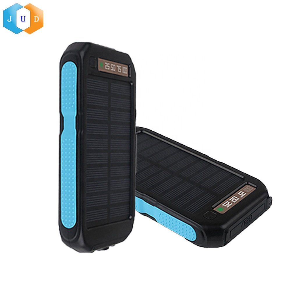 2023 Custom Usb Solar Charger, Portable Rohs Solar Cell Phone Charger, 10000mAh Solar Charger Powerbank For Mobile Phone