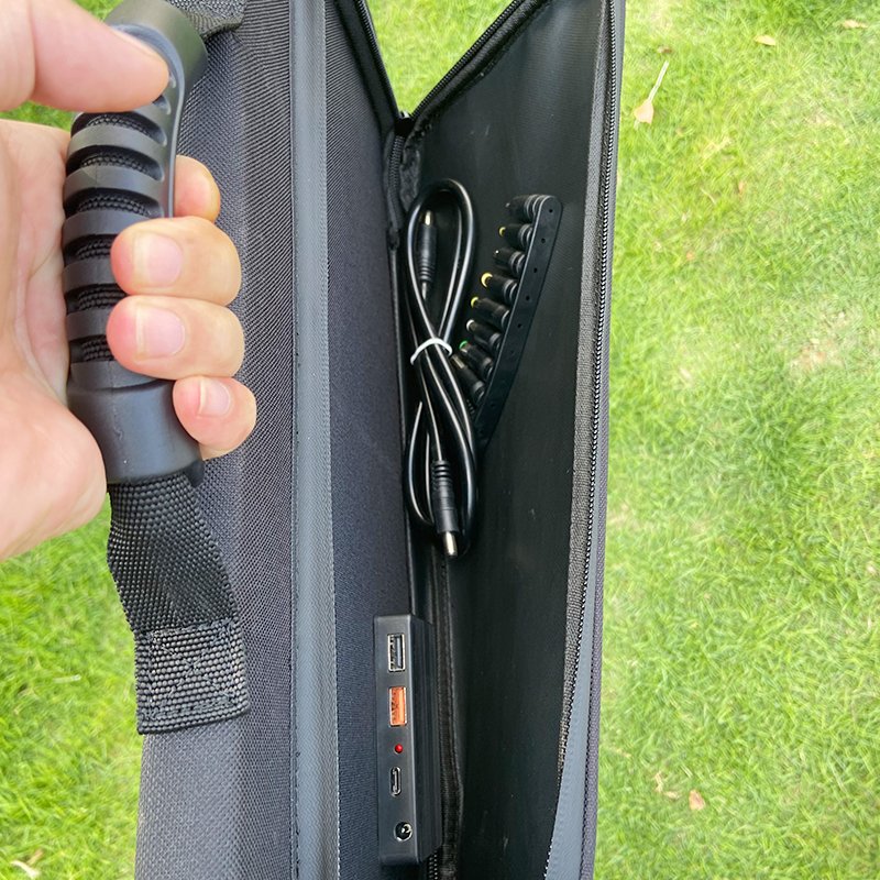 100W 120W Outdoor Portable Solar Panel Foldable Kit Power Bank Charger Solar Panel Foldable Home Use For Hiking
