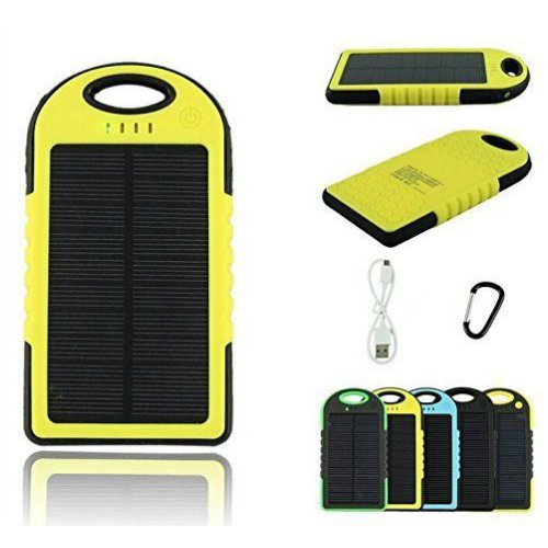 Outdoor portable Power Bank Waterproof solar charger 5000mAh