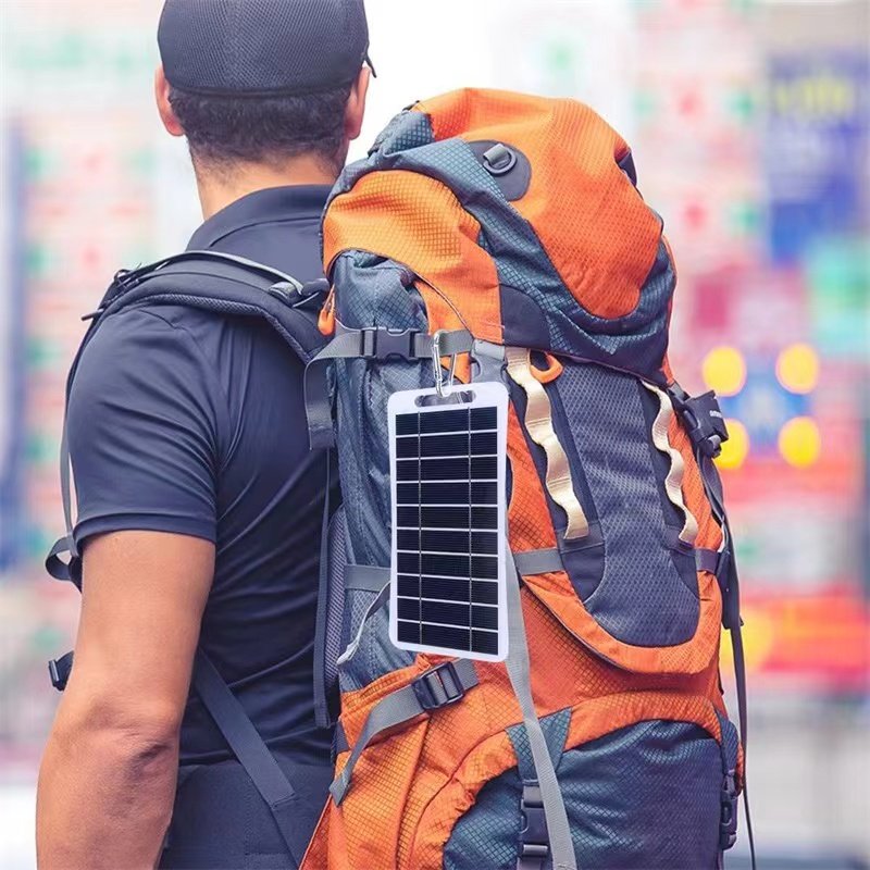 High Quality 2W 5V Solar Panel Charger Flexible Portable Waterproof DIY Design USB Port Outdoor Camping Solar Kit