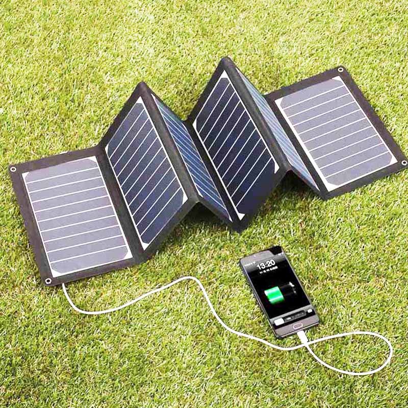 High Quality 36W Portable Foldable Solar Phone Charger camping Solar Panel