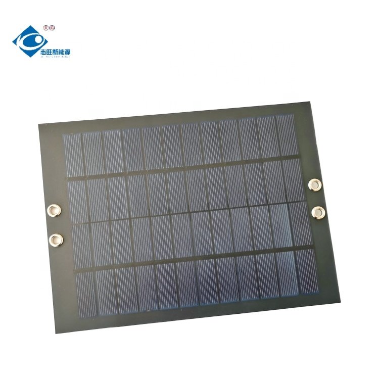 6W PET Solar Photovoltaic Panels ZW-240180-PS Customized Portable Solar Panel Charger 12V ETFE Modern Solar Panels