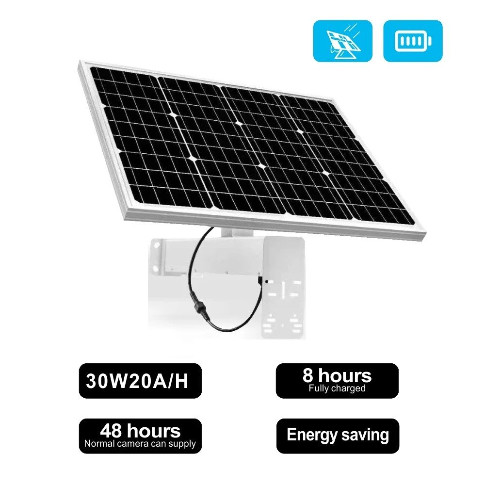 30W 50W 60W 80W 100W 120W 160W 240W 320W Solar Panel Monocrystalline Module PV Charger with Batteries for RV Boat CCTV Camera