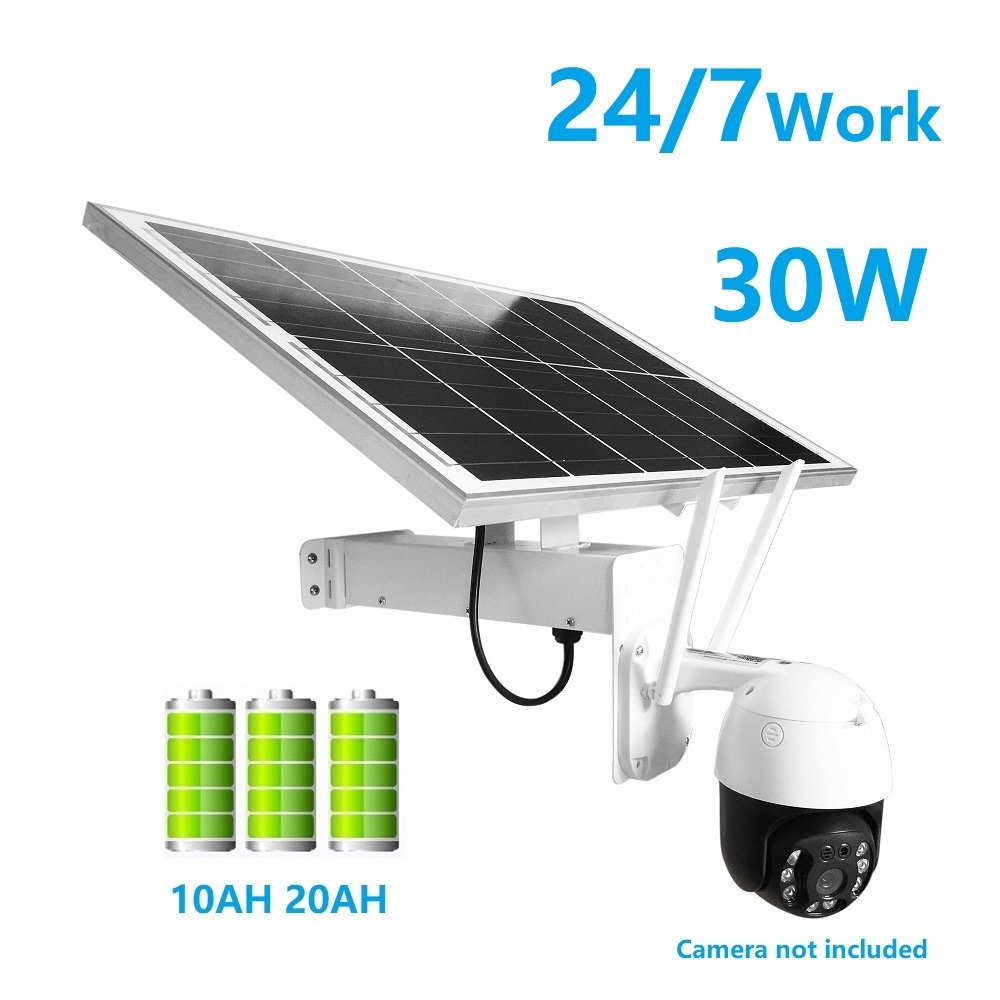 30W 50W 60W 80W 100W 120W 160W 240W 320W Solar Panel Monocrystalline Module PV Charger with Batteries for RV Boat CCTV Camera