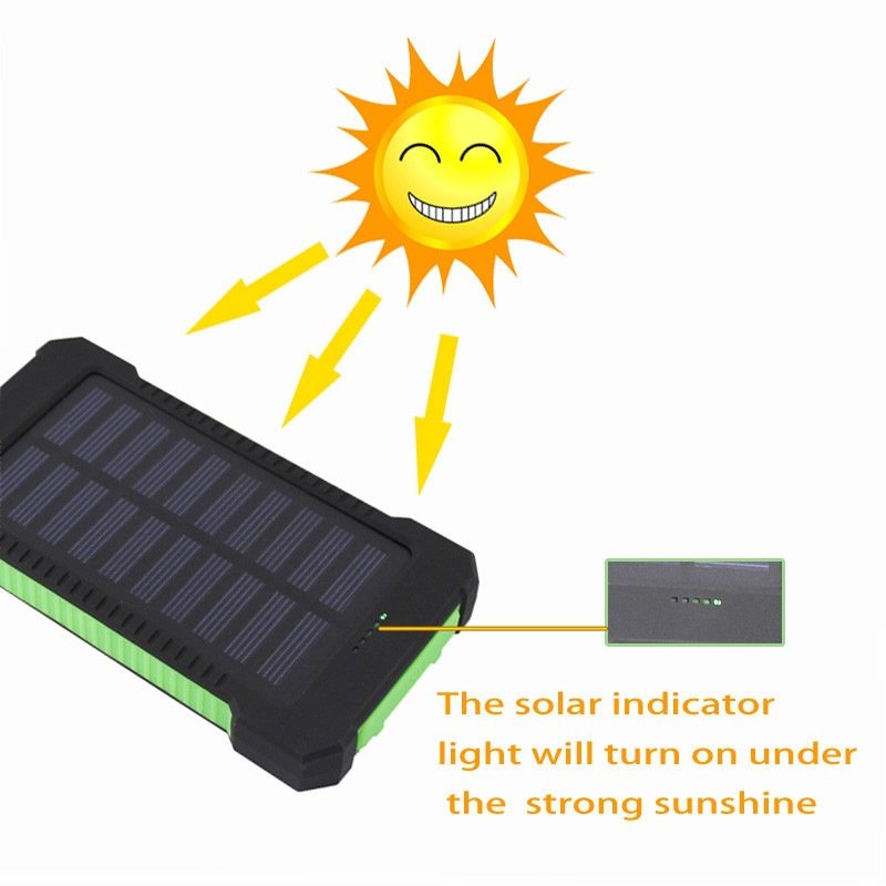 Trending Product 2024 New Arrival OEM Portable Charger Solar Powerbank Mobile Power Supply 10000mah Power Solar cargador