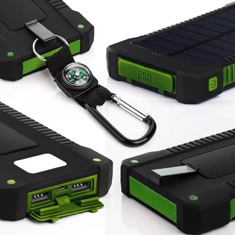 Trending Product 2024 New Arrival OEM Portable Charger Solar Powerbank Mobile Power Supply 10000mah Power Solar cargador