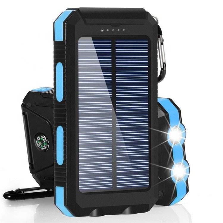 Waterproof Phone Charger Solar Power Bank 20000mah Powerbank Solar