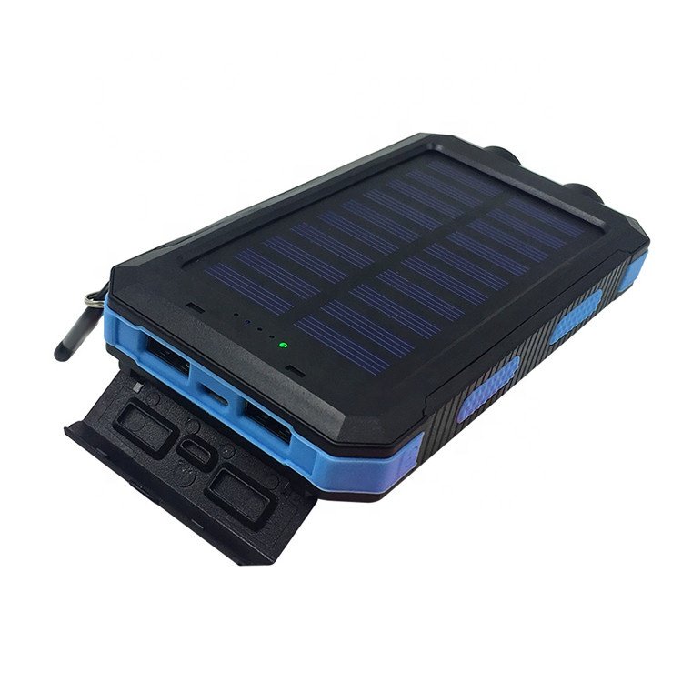 Waterproof Phone Charger Solar Power Bank 20000mah Powerbank Solar