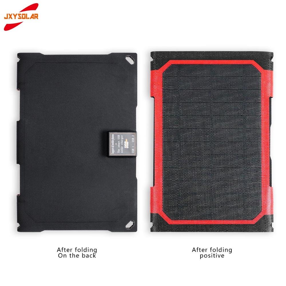 ETFE Surface Material MONO 21W Portable Folding Solar Charger Use For Mobile Phone Laptop