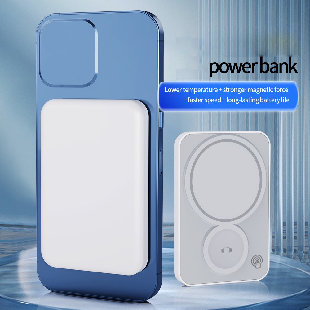 2024 Universal Promotion Gifts Electronics Wireless Magnetic Portable Power Bank 3 in 1 Fast Charging for Phone Watch Earphone