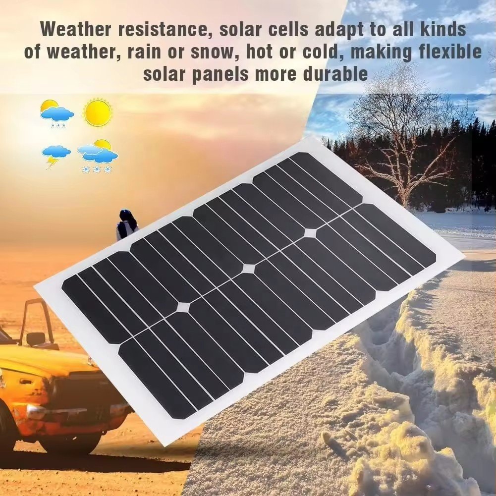 30W 23% High Convertion Rate 9V 14V 18V 30W SunPower Flexible Solar Panels 30 Watt Solar Power Charger off-grid for iPhone Fans