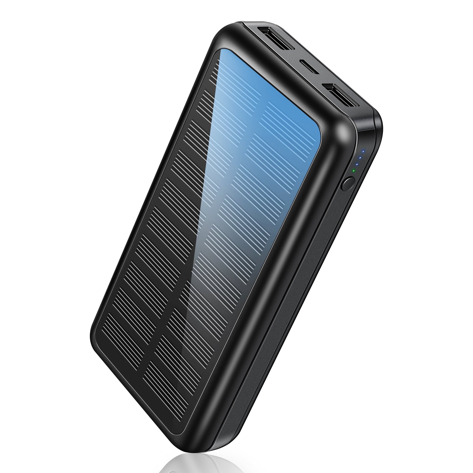 New Product 2024 China Factories Wholesale Electronics Large Capacity 20000mAh Portable Battery Pack Charger Solar Power Bank