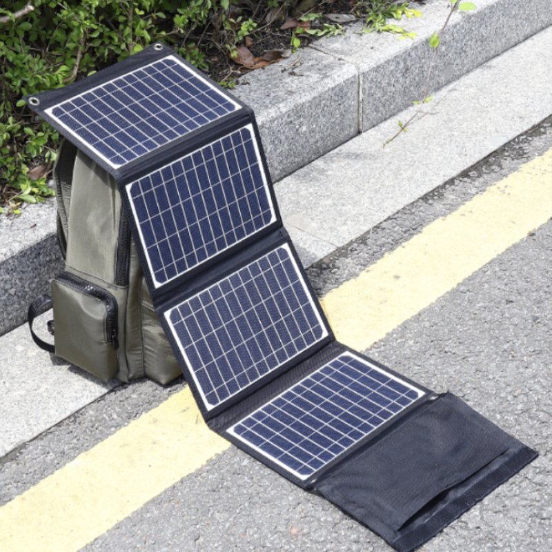 Waterproof Solar Panel Fold 50W 6pcs Solar Charger With DC USB Jack Polycrystalline 50W Portable Solar Panel