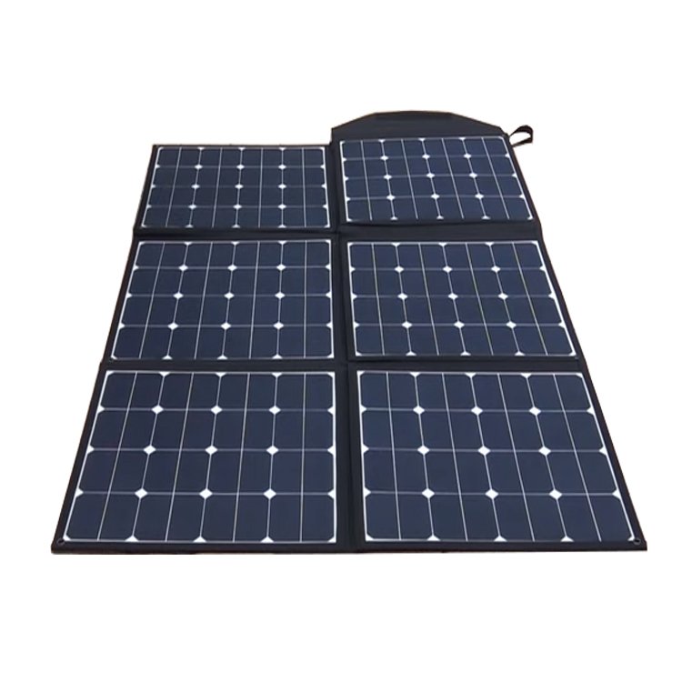 ETFE Film Fiberglass Backboard Portable 12v 24v Mono 250w Foldable Solar Panel 300w 400W