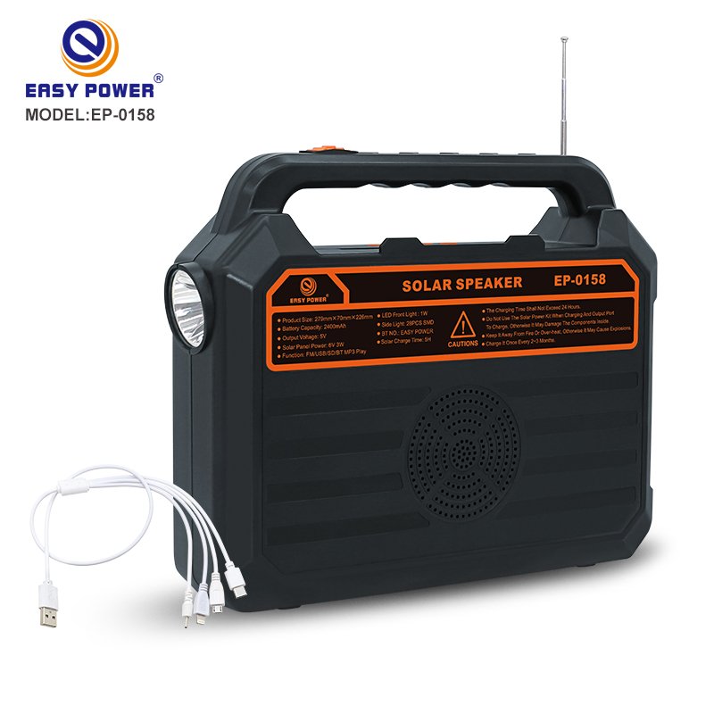 full set Outdoor household connect the light bulb AC DC 2400mah Li-Ion18650 solar power bank Fast Power Charger