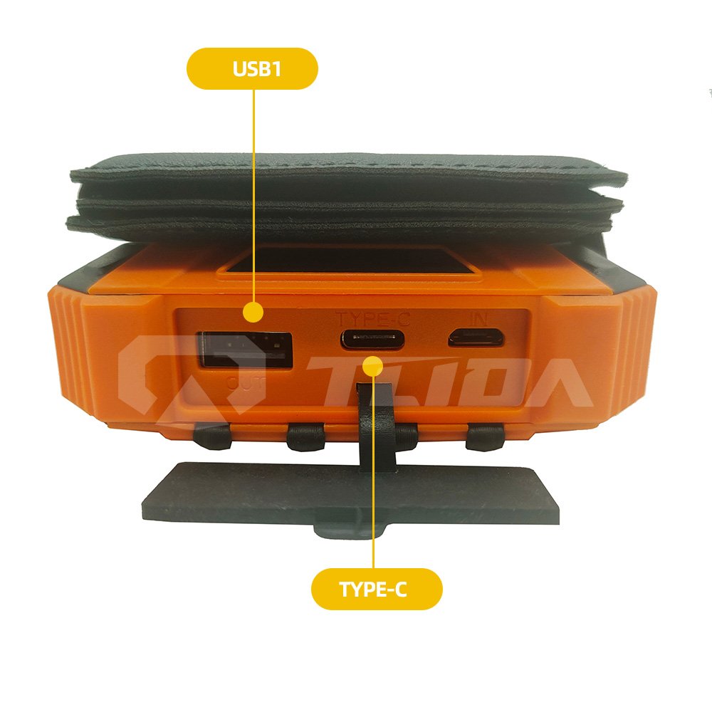 TLIDA Solar energy 20000mah power banks portable mobile charger power bank high capacity Powerbank 20000 Mah Wireless charging
