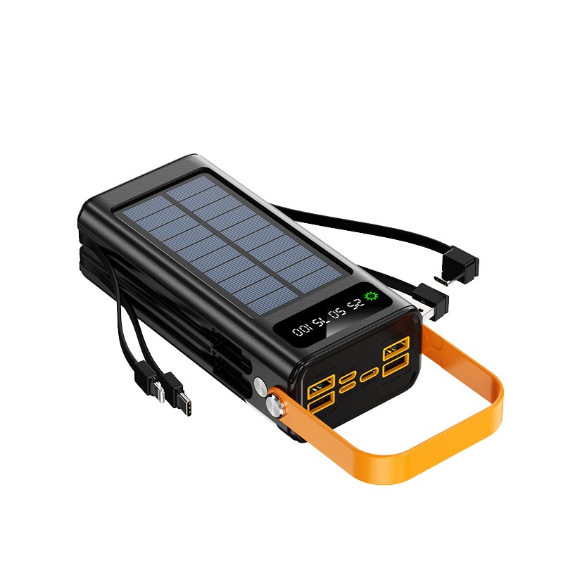 Multiple capacities Waterproof Solar Power Bank USB Charger Battery for Cell Phone Smart Tablet Phone Power Bank