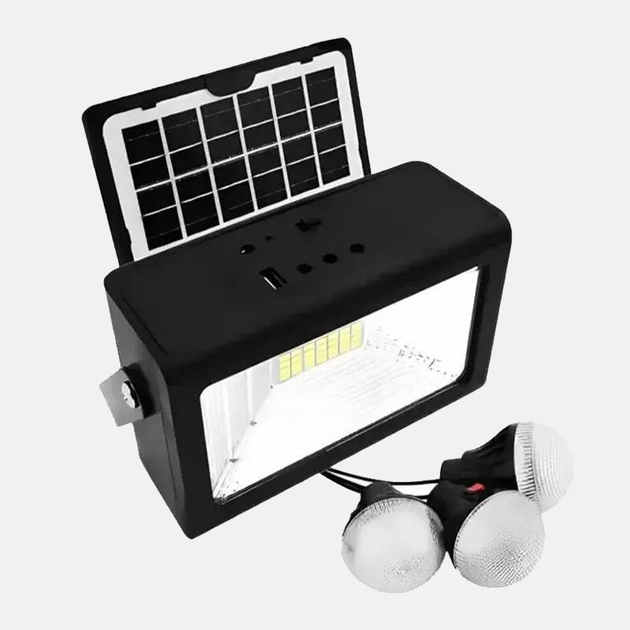 CL-03 10-30Hours working solar lighting system 6000mah battery power phone charger indoor Emergency kit light solar with 3bulbs