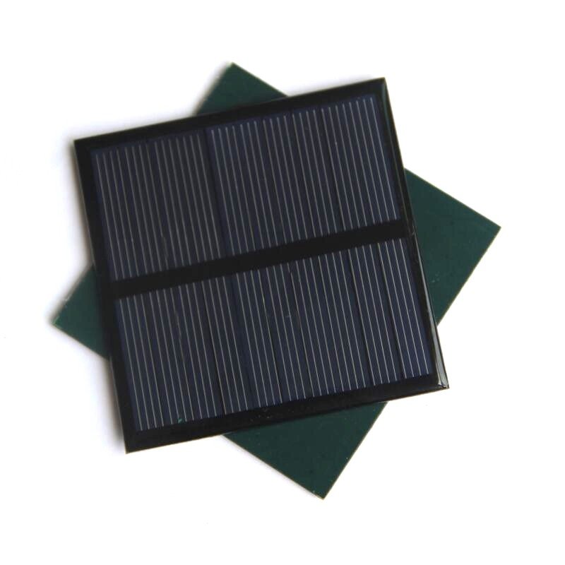 0.7W 5V Solar Panel DIY Solar Cell Battery Charger For 3.7V Light Epoxy Study 70*70MM Polycrystalline painel solar