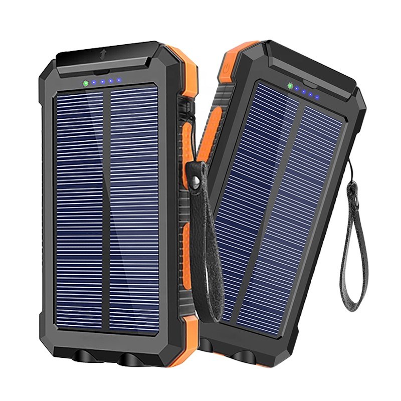 2024 Dropshipping Outdoor Power Banks 30000mah High Capacity Solar Powered Mobile Phone Charger Waterproof Mobile Power Station
