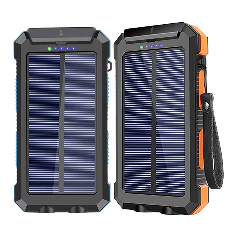2024 Dropshipping Outdoor Power Banks 30000mah High Capacity Solar Powered Mobile Phone Charger Waterproof Mobile Power Station