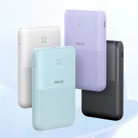 RSILOU RPB-RN10 Mini Ultra-thin Power Bank with fast Charging & LEDl display power station battery and power supplies electronic