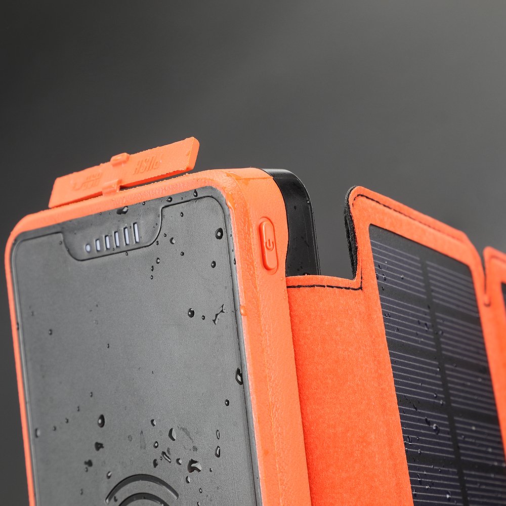 China Factories New Product 2024 Outdoor Li-Polymer Battery Dual USB Solar Panels 20000mAh Wireless Charger Solar Power banks