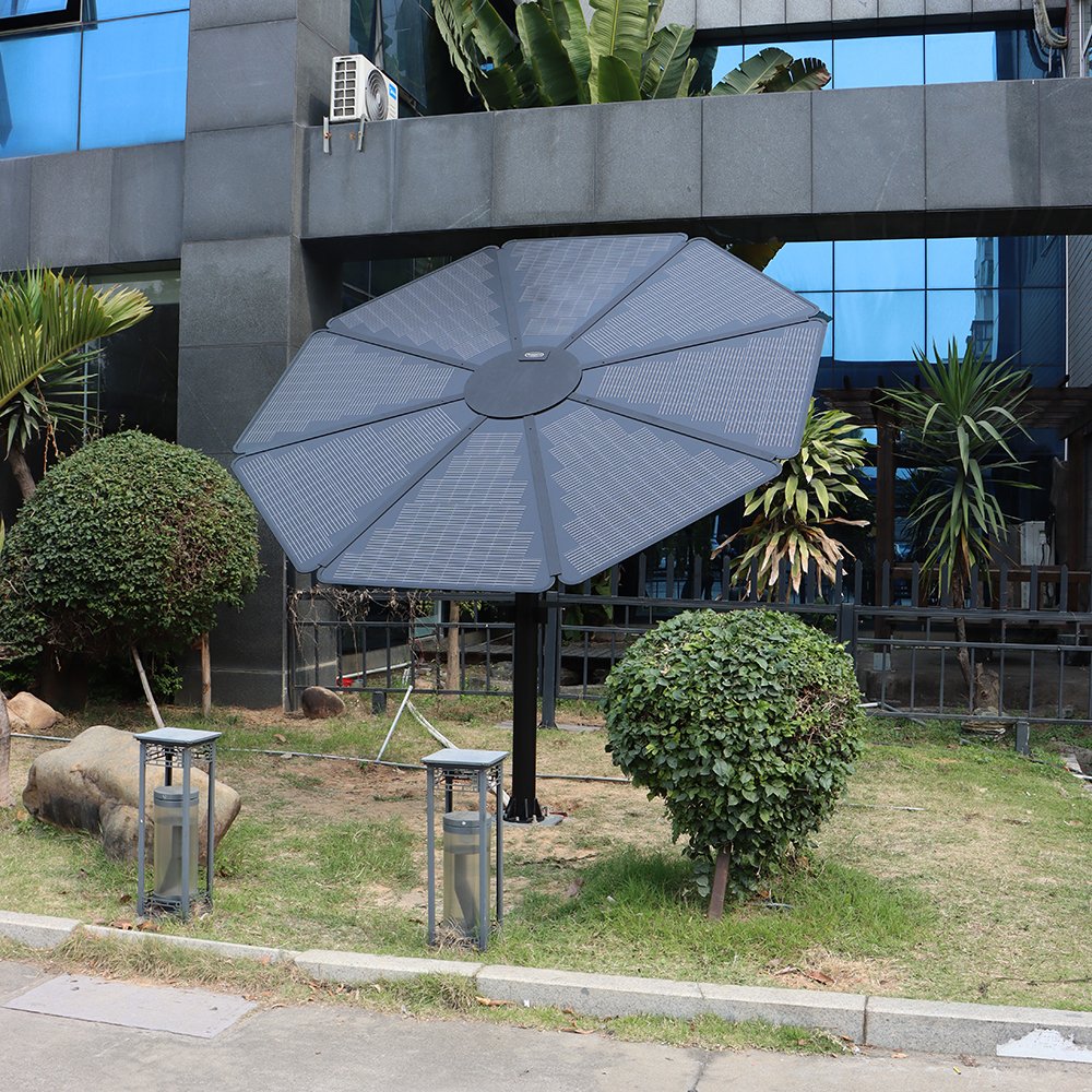 1000W Solar Power Generator Angle Adjustable Photovoltaic Ground System for home garden