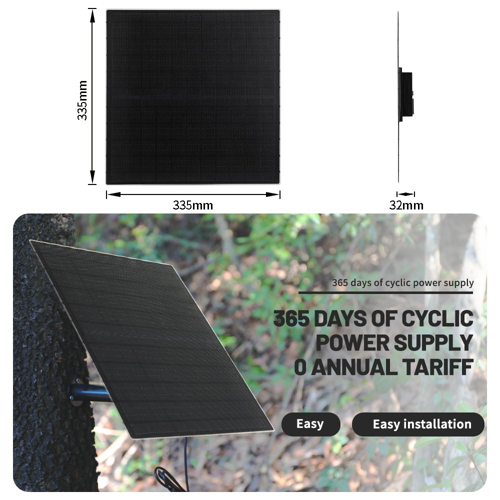 16W portable sunpower solar panel charger for camping trail camera 12V 1A Built In 18000mAh Battery stock solar panel