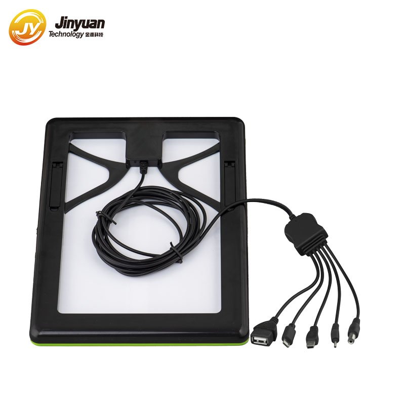China supplier usb output portable mobile phone charger 18 cells 5w small size solar panel