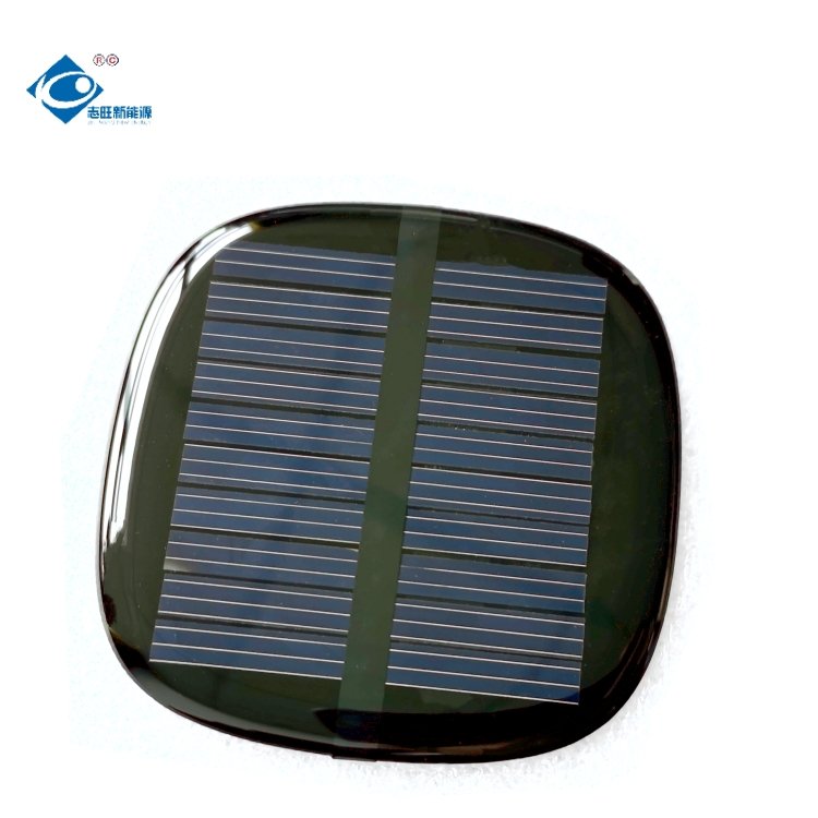 5V Lightweight Silicon Solar Panel ZW-5656-R Epoxy Adhesive Solar Panel 0.4W Mini Solar Panels Power Charger