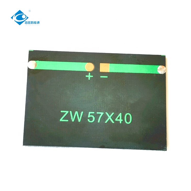 ZW-5740-PET Mono PET Solar Photovoltaic Panel 0.3W Portable Solar Panel Charger 2V Sewing Portable Solar Panel