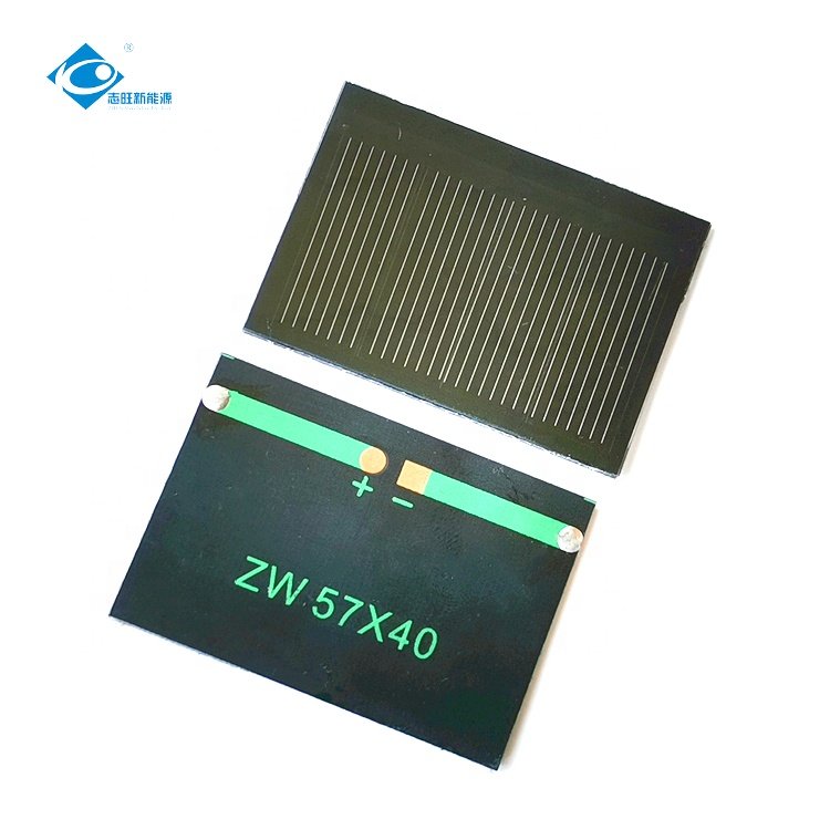 ZW-5740-PET Mono PET Solar Photovoltaic Panel 0.3W Portable Solar Panel Charger 2V Sewing Portable Solar Panel