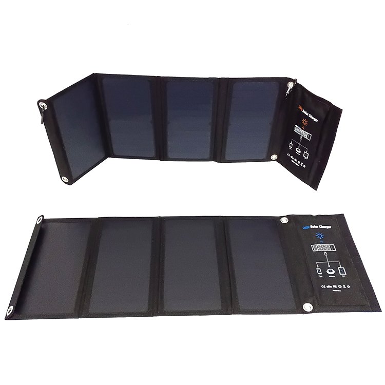 Outdoor Travel Foldable Camping Photovoltaic Panel 20w 28w 5v Portable Solar Phone Chargers