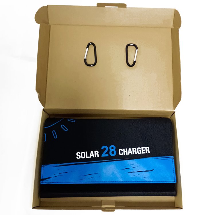 Outdoor Travel Foldable Camping Photovoltaic Panel 20w 28w 5v Portable Solar Phone Chargers