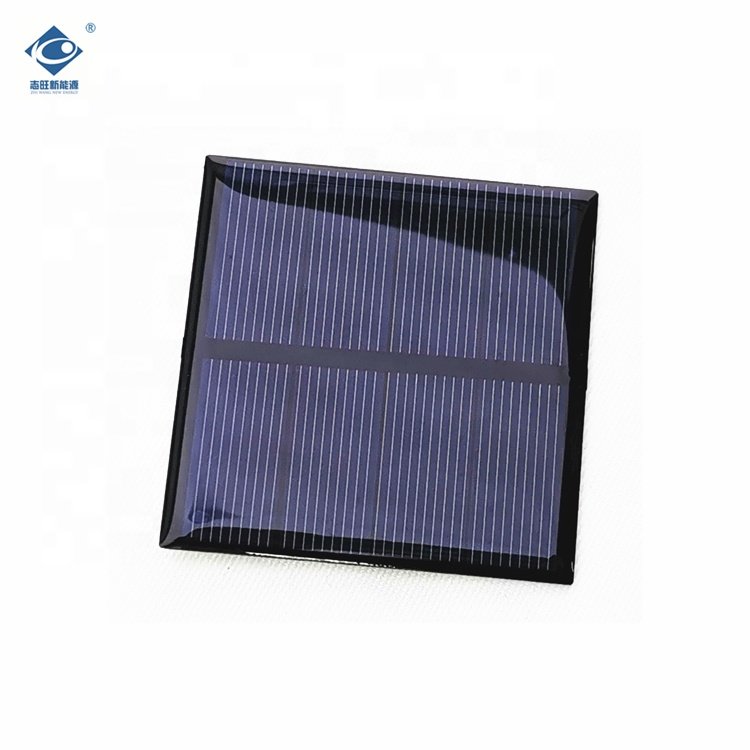 ZW-6565-2V Epoxy Adhesive Solar Panel 2V Poly Portable Solar Panels 0.8W Mini Solar Panels Power Charger 400mA