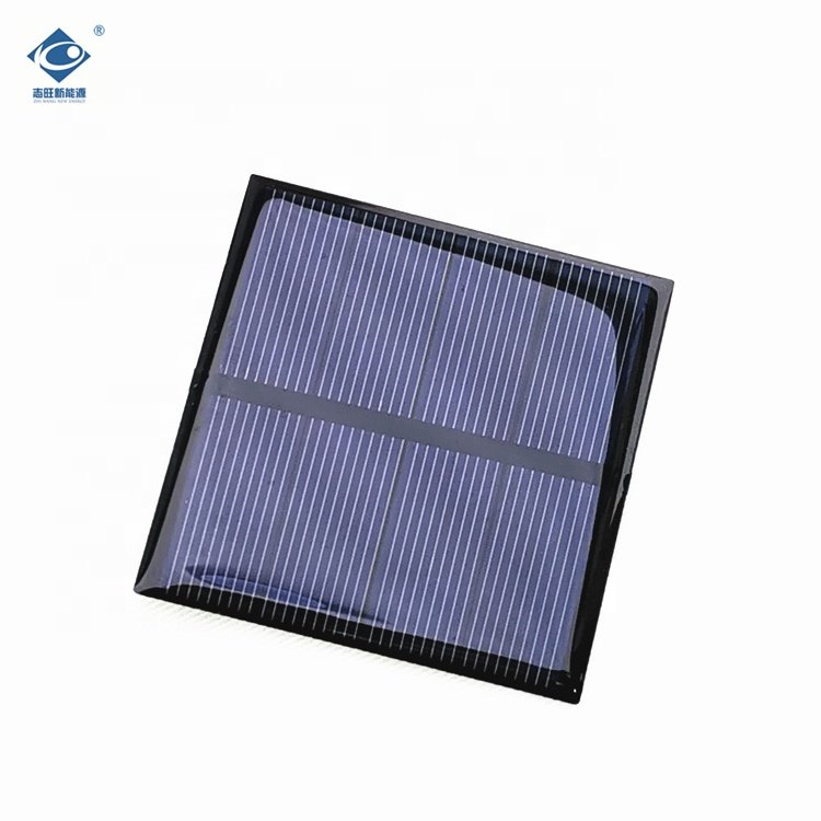 ZW-6565-2V Epoxy Adhesive Solar Panel 2V Poly Portable Solar Panels 0.8W Mini Solar Panels Power Charger 400mA