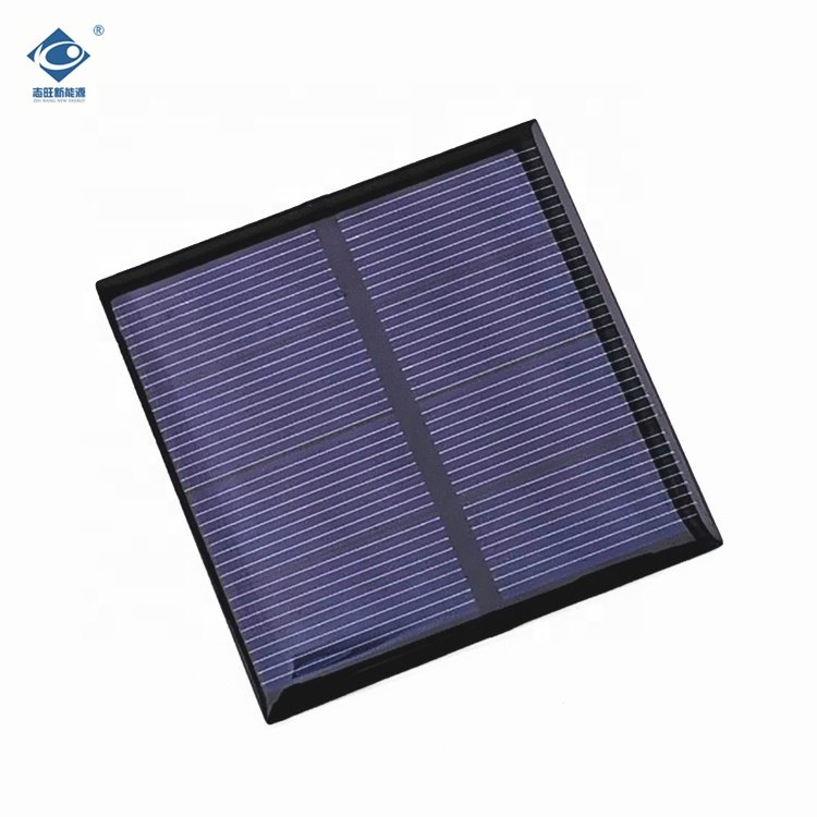 ZW-6565-2V Epoxy Adhesive Solar Panel 2V Poly Portable Solar Panels 0.8W Mini Solar Panels Power Charger 400mA