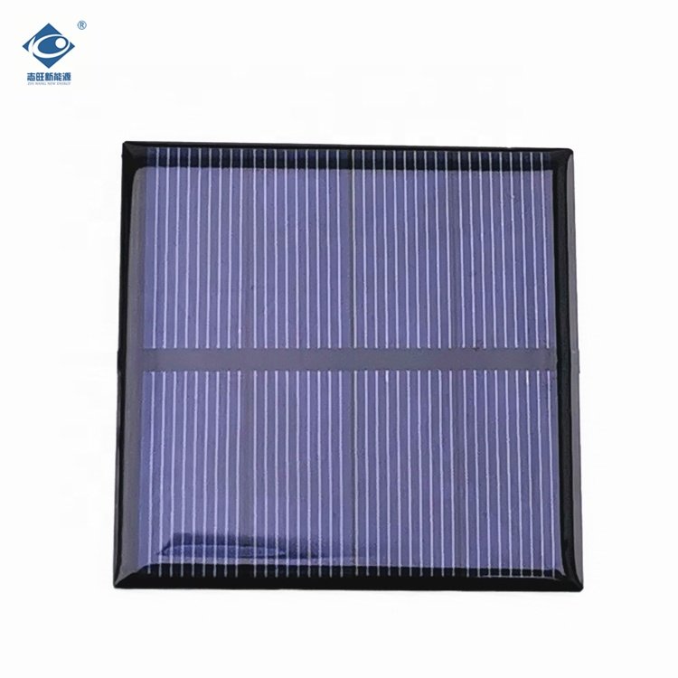 ZW-6565-2V Epoxy Adhesive Solar Panel 2V Poly Portable Solar Panels 0.8W Mini Solar Panels Power Charger 400mA