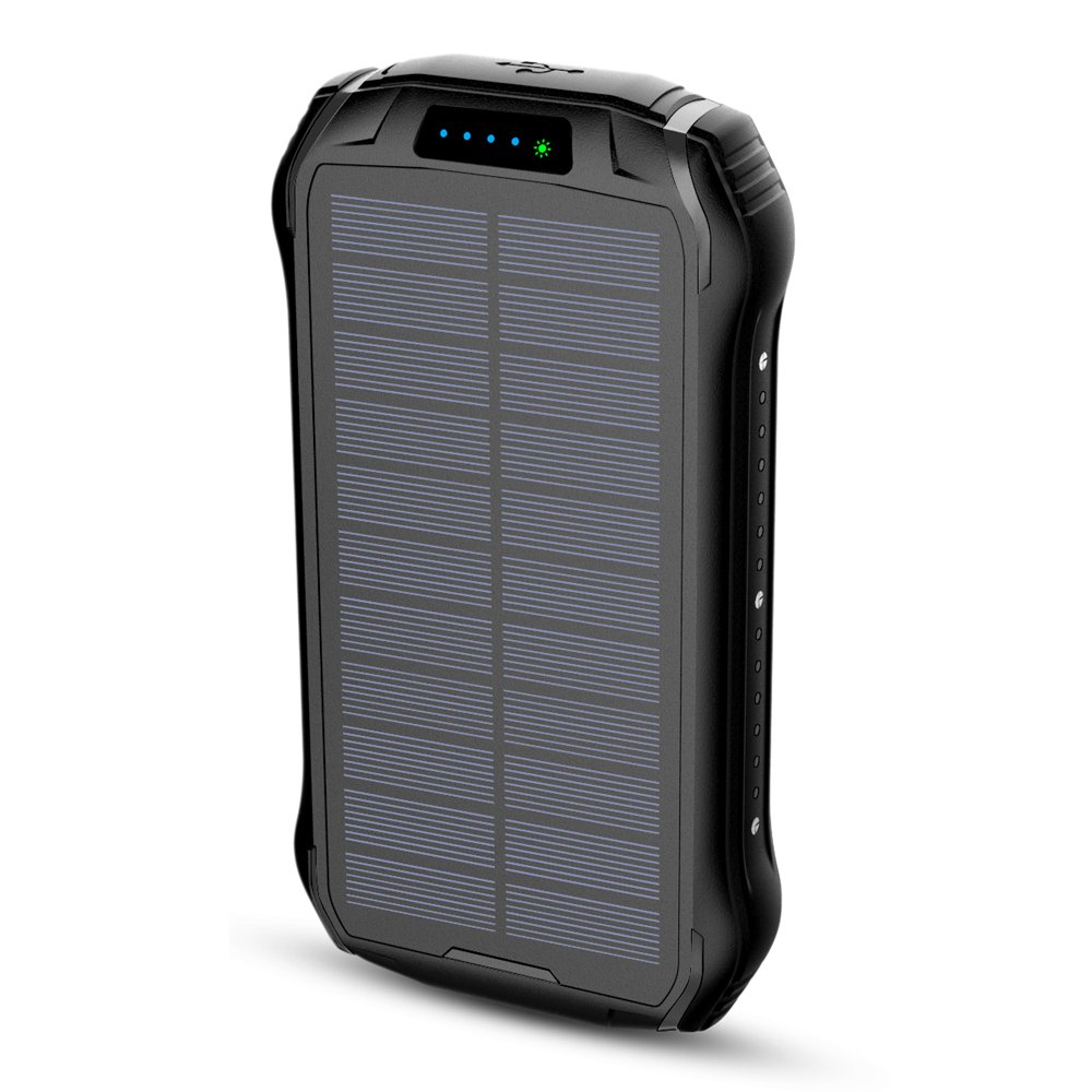 New Products Most Sold Products in USA Top Selling Real 20000mAh Waterproof Dual USB C Portable Solar Charger Solar Power Bank